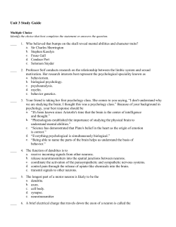 unit 3 study guide
