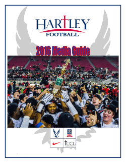 hartley football - Bishop Hartley High School