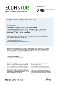 Wireless Access Policy for Electronic Communications