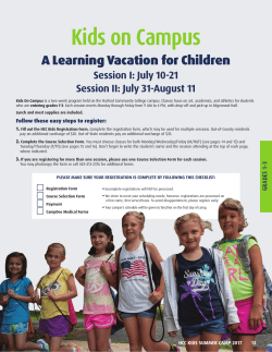 Kids on Campus - Harford Community College