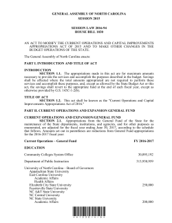 SL 2016-94 - North Carolina General Assembly