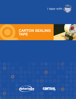 INTERTAPE Carton-Sealing Tape 2014
