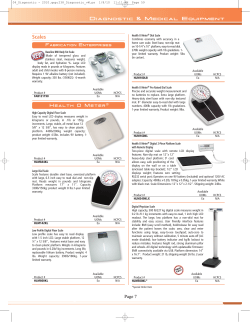Scales - Wellness Solutions Inc