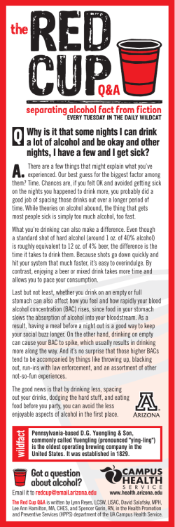 Why is it that some nights I can drink a lot of