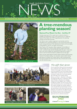 SYF Newsletter Spring 08.indd - South Yorkshire Forest Partnership