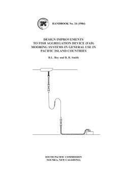 design improvements to fish aggregation device (fad