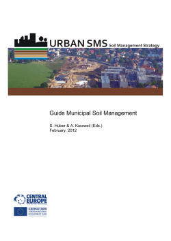 Guide Municipal Soil Management