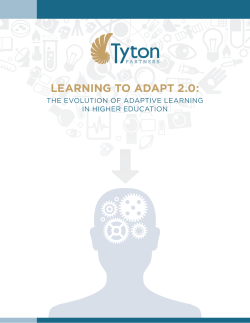 learning to adapt 2.0