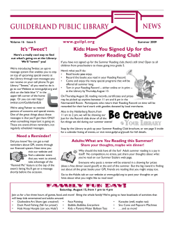 Family Fun Day! - Guilderland Public Library