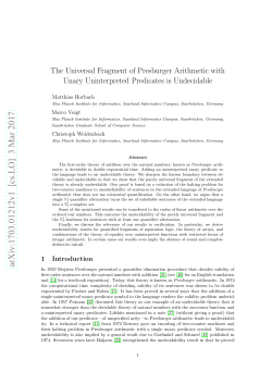 The Universal Fragment of Presburger Arithmetic with Unary