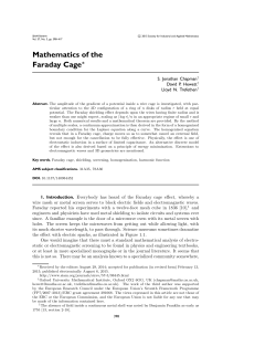 Mathematics of the Faraday Cage