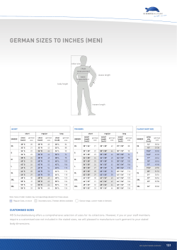 german sizes to inches men