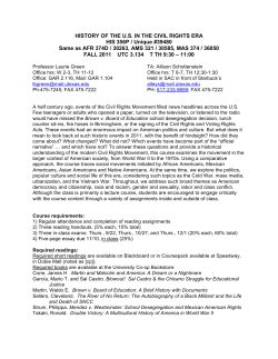 syllabus - UT College of Liberal Arts