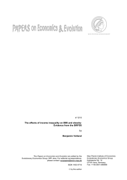 The effects of income inequality on BMI and obesity: Evidence from