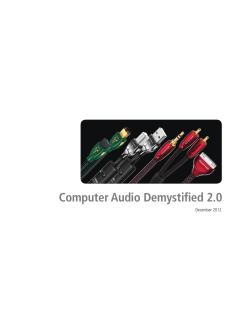Computer Audio Demystified 2.0