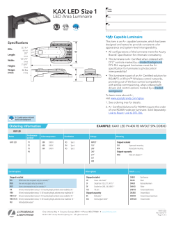 KAX LED Size 1 - Acuity Brands