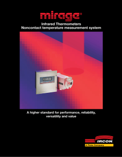 Infrared Thermometers Noncontact temperature measurement system