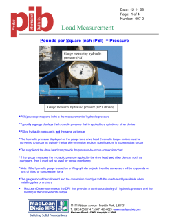 Load Measurement - Helical Technology