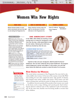 Women Win New Rights
