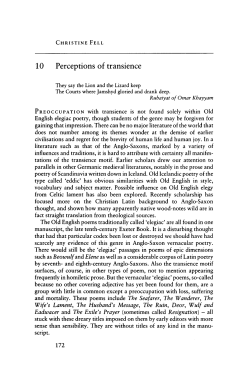 Pages from The Cambridge Companion to Old English Literature