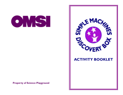 Simple Machines Discovery Box