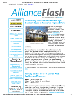 An Inspiring Future for the William Lloyd Garrison House in