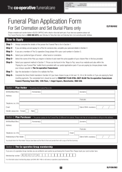 application form - Co