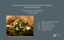 Microclimate Landscape Design, Design for Climate Change