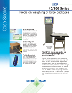 40/100 Series - Mettler Toledo