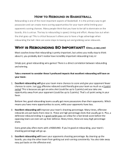 Why is Rebounding SO Important? (Drills below)
