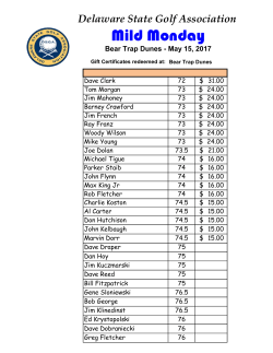 Mild Monday - Delaware State Golf Association