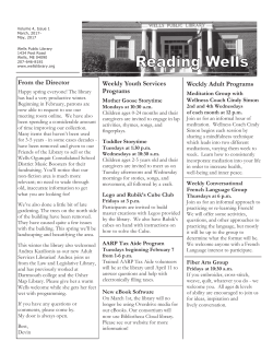 to read the March-May newsletter