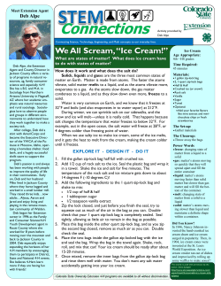 20. Ice Cream - Colorado State University