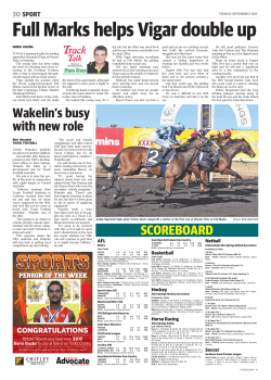 Full Marks helps Vigar double up