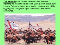The Mongols - Franklin High School