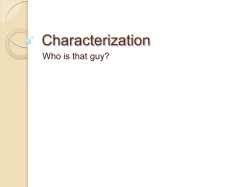 Characterization