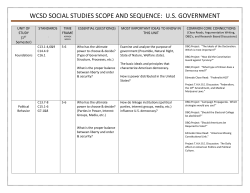 wcsd social studies scope and sequence: us