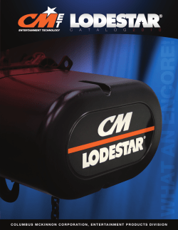 COLUMBUS MCKINNON CORPORATION - CM-ET