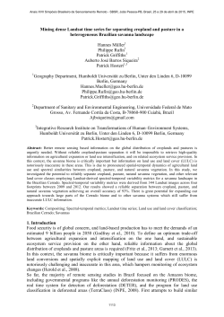 Mining dense Landsat time series for separating - DSR