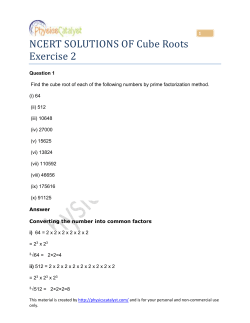 NCERT SOLUTIONS OF Cube Roots Maths class 8 Exercise-2