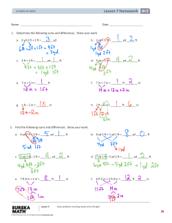 Lesson 7 Homework 4&bull;7