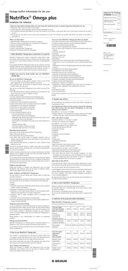 Nutriflex® Omega plus - Medicines and Healthcare products