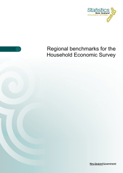 Regional benchmarks for the Household Economic Survey