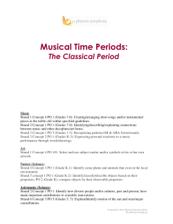 Musical Time Periods