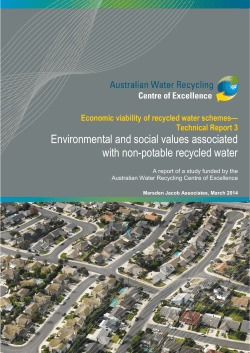 Environmental and social values associated with non