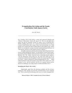 Evangelicalism, Revivalism and the Female