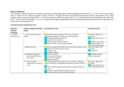 Mission Statement - Qatar University