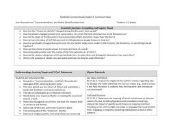 Essential Questions: Compelling and Inquiry Based