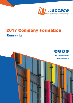 Company formation in Romania