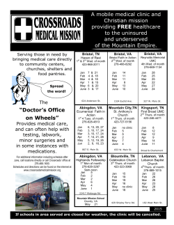 Doctor`s Office on Wheels - Crossroads Medical Mission